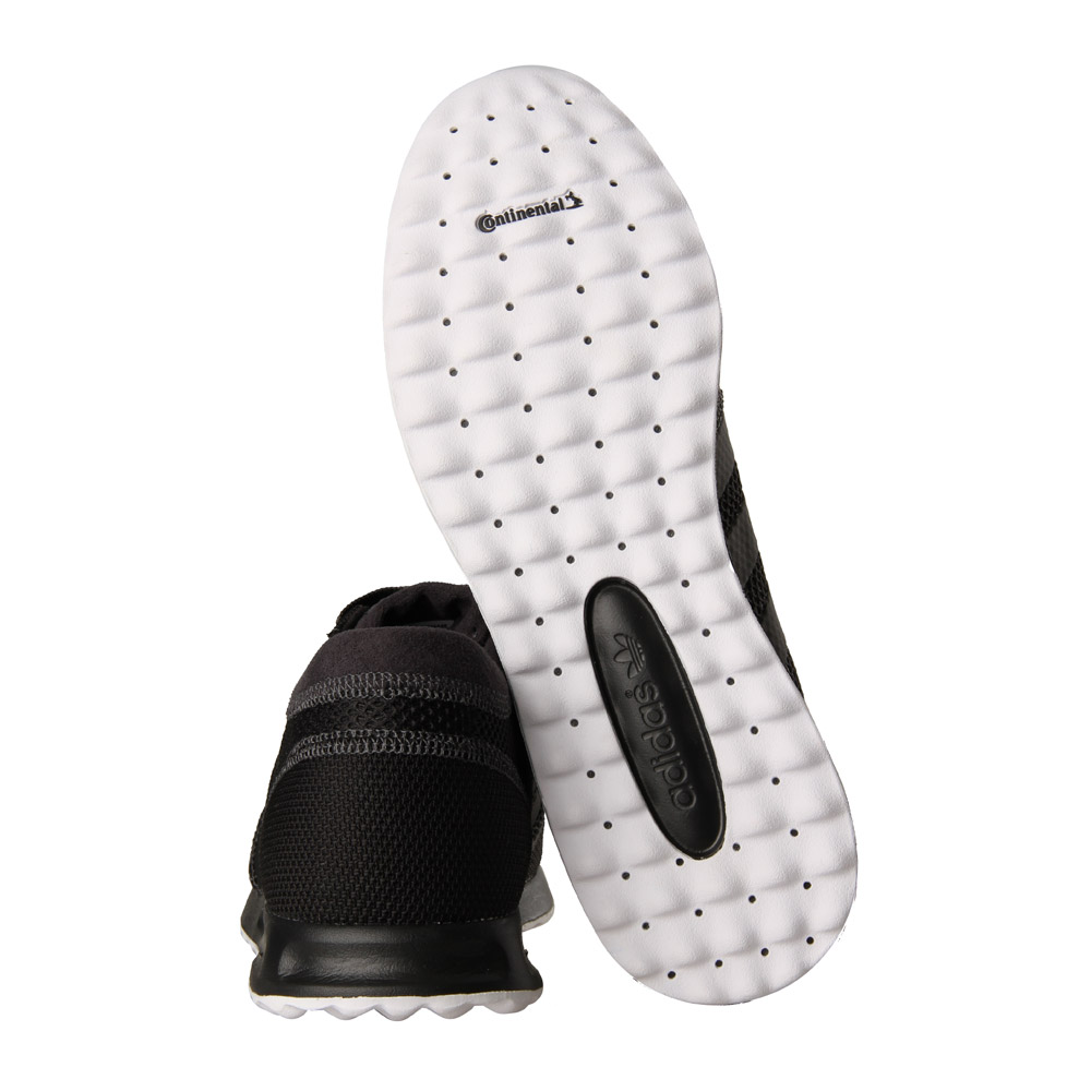 36 New Mens Adidas Originals Los Angeles Trainers Black//White Shoes 10.5 S41986