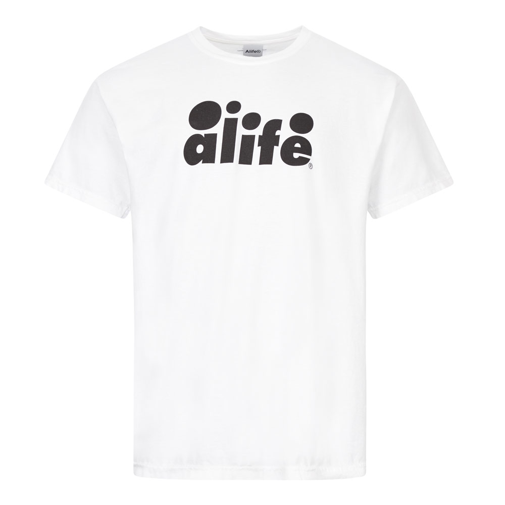 Alife T-shirt Bubble Logo In White