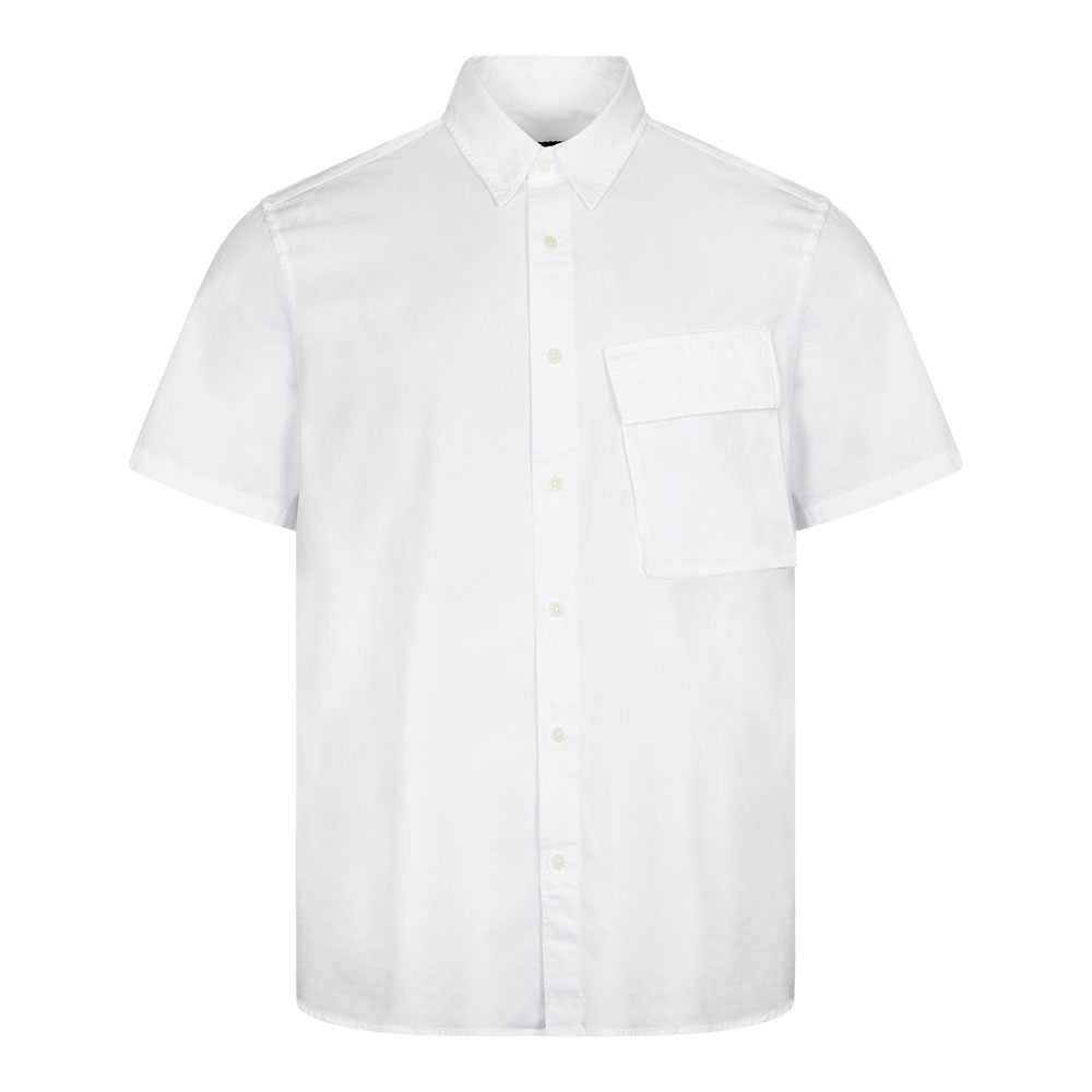 Belstaff Short Sleeve Scale Shirt In White