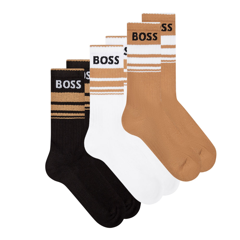 Hugo Boss 3 Pack Sport Socks In Multi