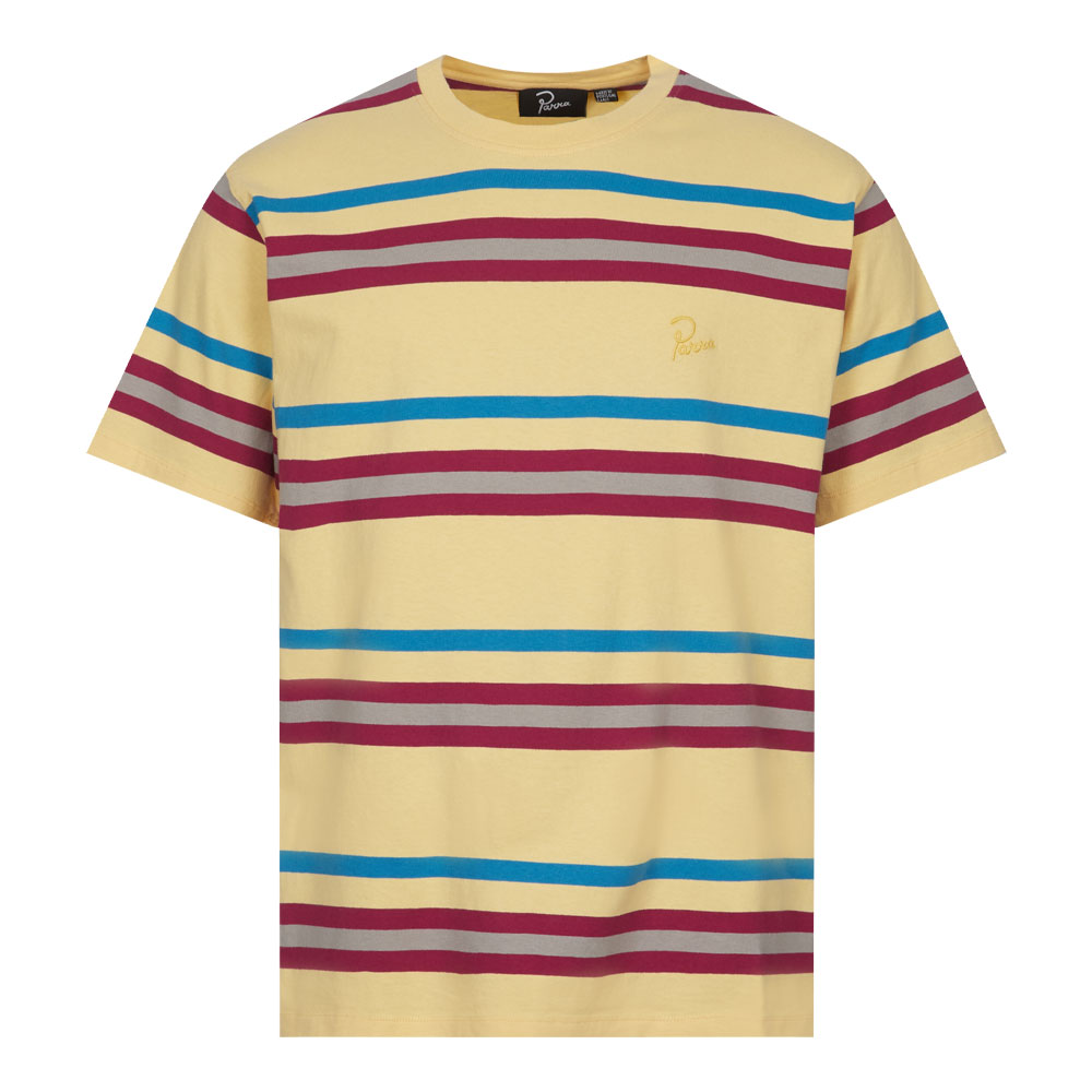 By Parra Stripeys T-shirt In Yellow