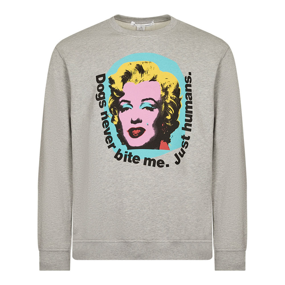 Comme Des Garçons Shirt Marilyn Sweatshirt In Grey