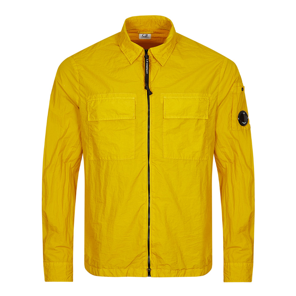 C.p. Company Cp Company &#039taylon L&#039 Zipped Shirt In Yellow