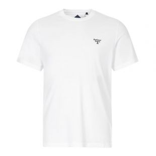 Barbour T-Shirt Logo | MTS0717 WH11 White | Aphrodite 
