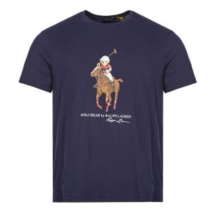 Ralph Lauren Polo Bear Logo T-Shirt | Navy