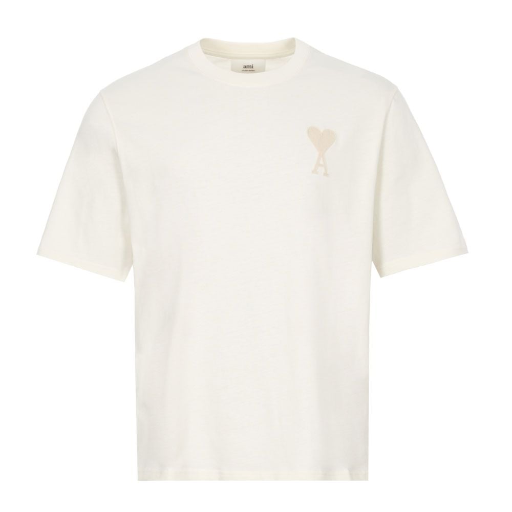 Ami T-Shirt Ami de Coeur | E21HJ128 726 150 Off White | Aphrodite1994