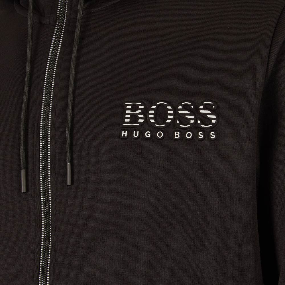 Hugo Boss Men's Reflective Logo Zip Sweatshirt Hoodie Jacket Saggy 50399379