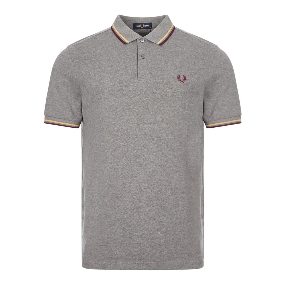 Fred Perry Polo Twin Tipped | M3600 961 Grey Marl Aphrodite199