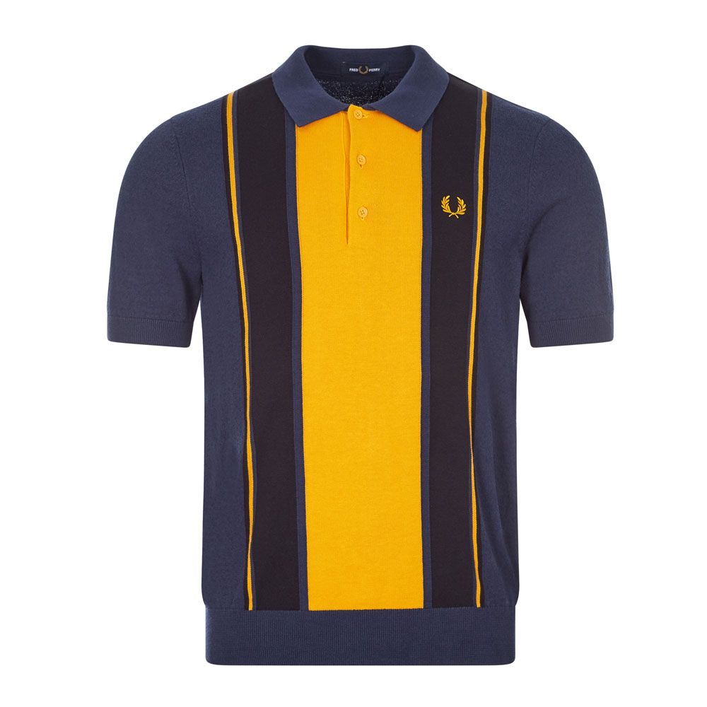 Fred Knitted Polo | K9548 395 Carbon Aphrodite1994
