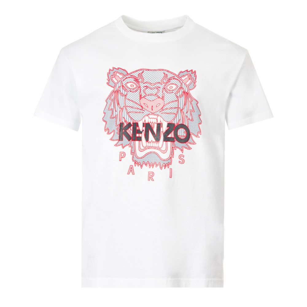 Kenzo T-Shirt, White / Red FA55TS5114YO 01