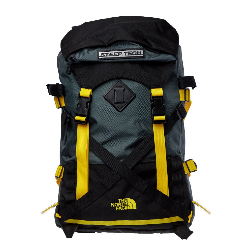 The North Face Steep Tech Backpack | NF0A4SJ3TJB Sage / Yellow / Black
