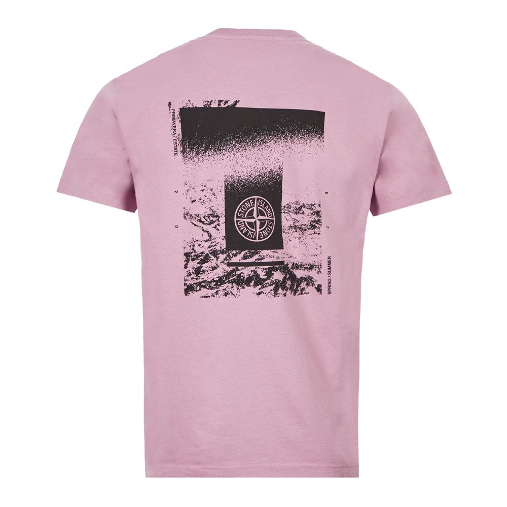 Stone Island T-Shirt Drone Two | 72152NS84 V0086 Pink | Aphrodite1994