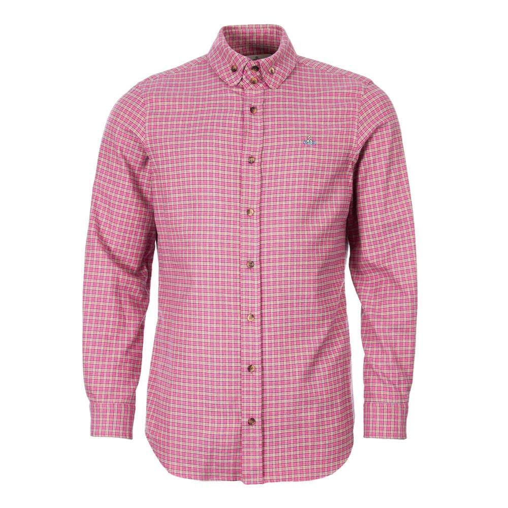 Vivienne Westwood Check Shirt | S25DL0426 S49275 001F Pink | Aphrodite