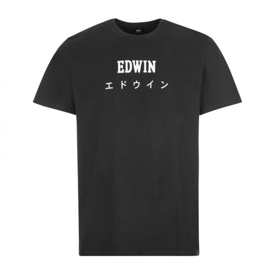 Edwin T Shirt Japanese Logo | 1023231 89 67 03 Black 