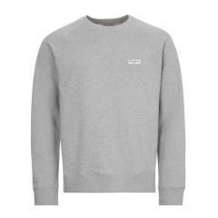 Nudie Jeans Samuel Logo Sweatshirt , 150380 GREY , Grey Melange