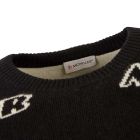 Knitted Jumper Logo - Black