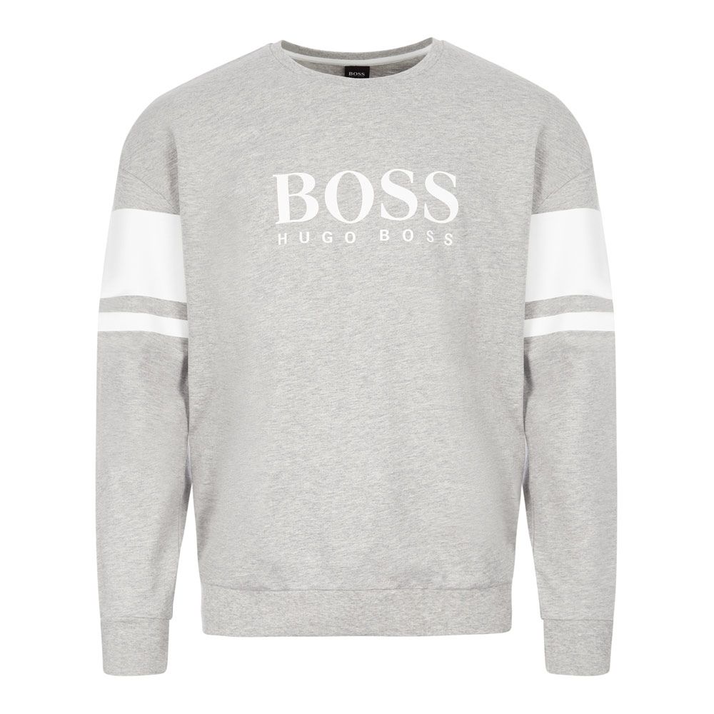 boss bodywear over the head logo sweatshirt
