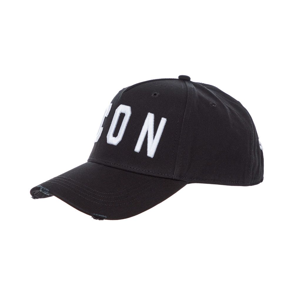 black dsquared icon cap