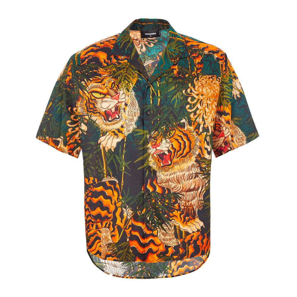 tiger pattern shirt