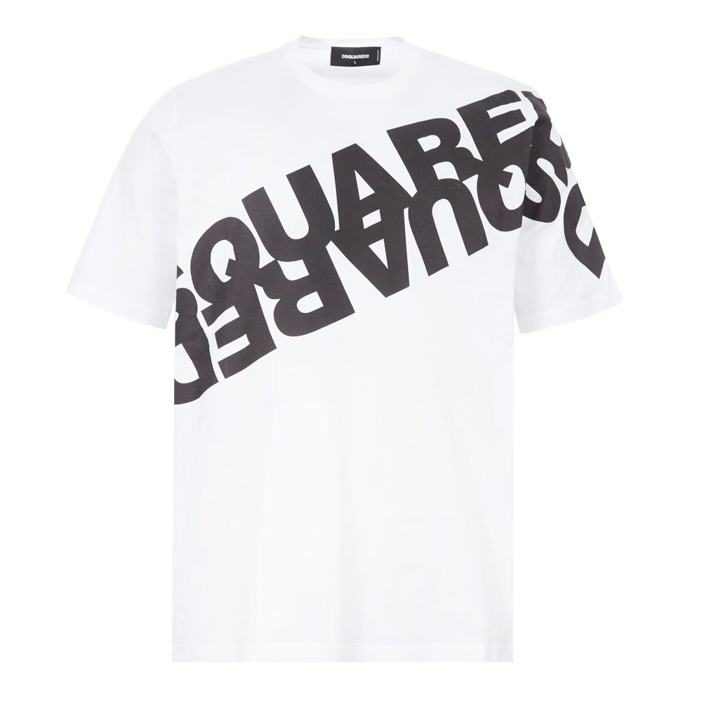 dsquared t shirt white and black