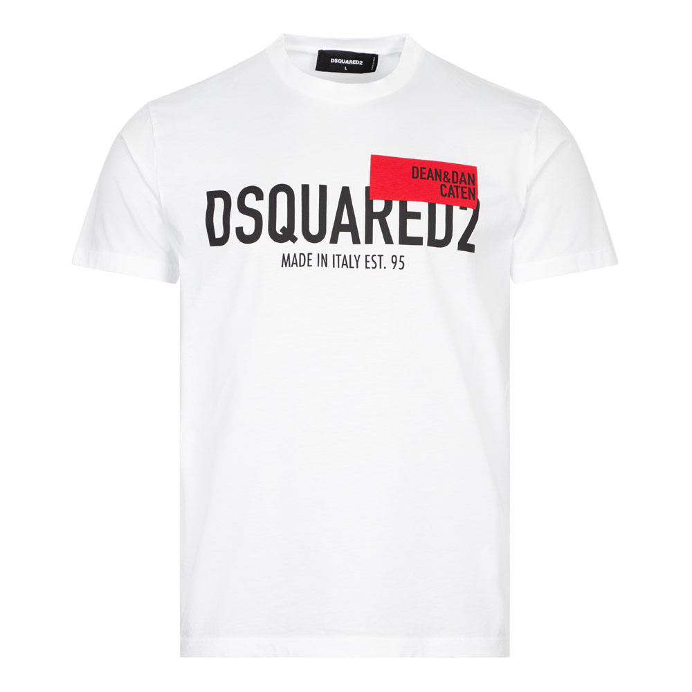 DSQUARED2 T-SHIRT RED TAG