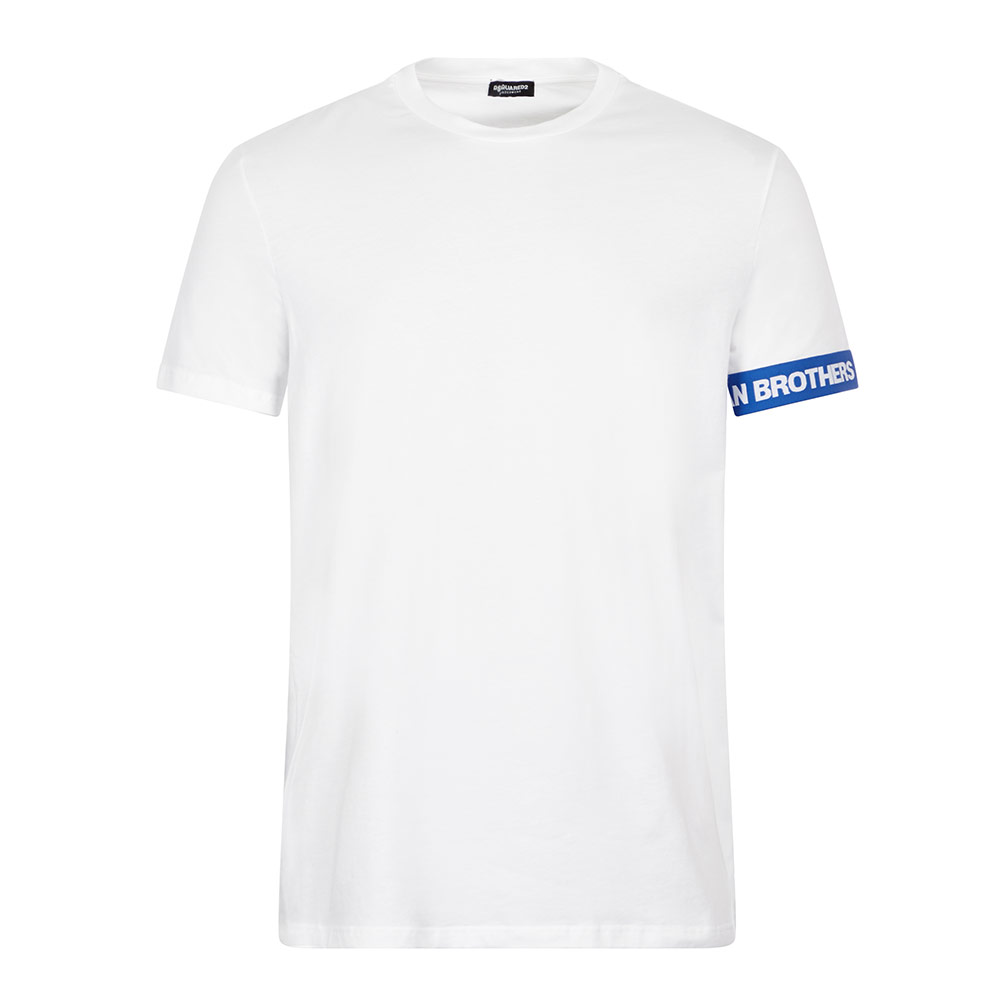 Dsquared2 T-shirt Band Logo In White