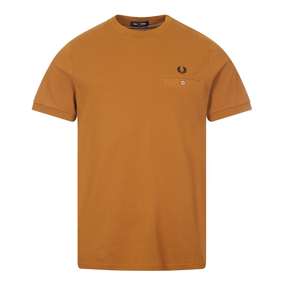 FRED PERRY T-SHIRT POCKET DETAIL