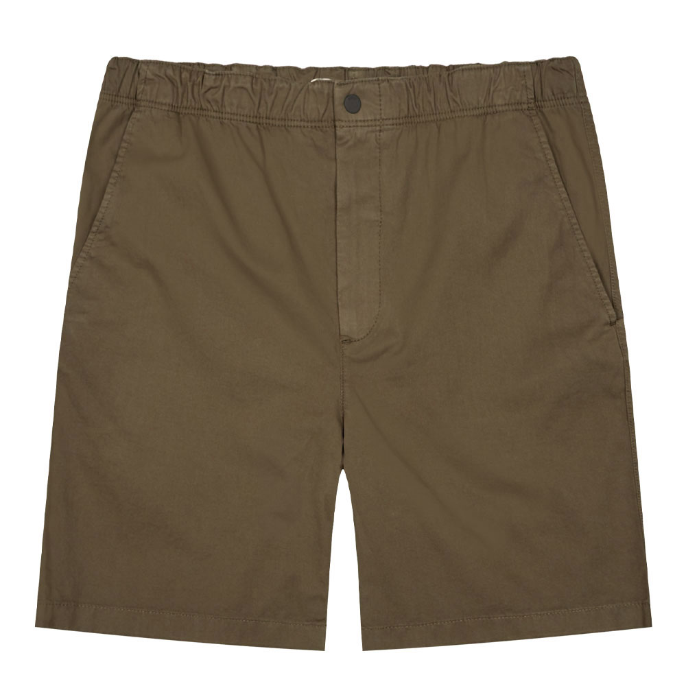 Norse Projects Ezra Light Twill Shorts In Green