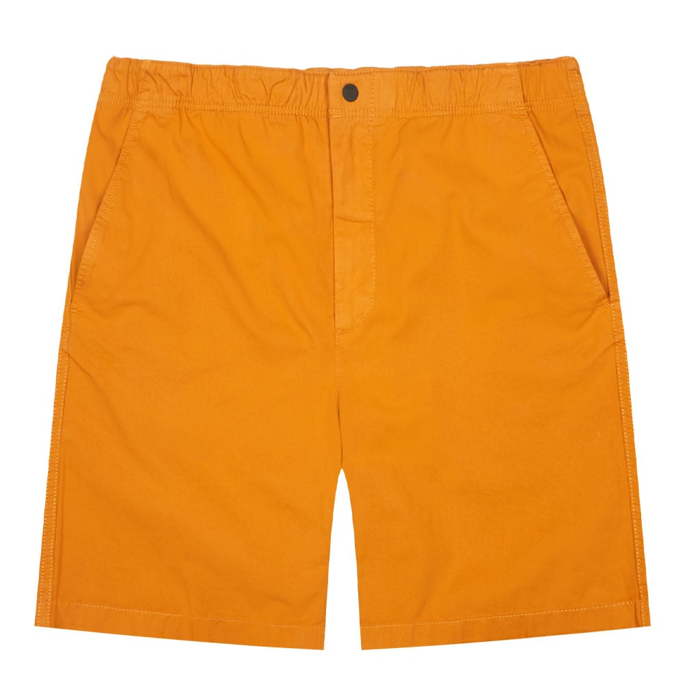 Norse Projects Ezra Light Twill Shorts In Yellow