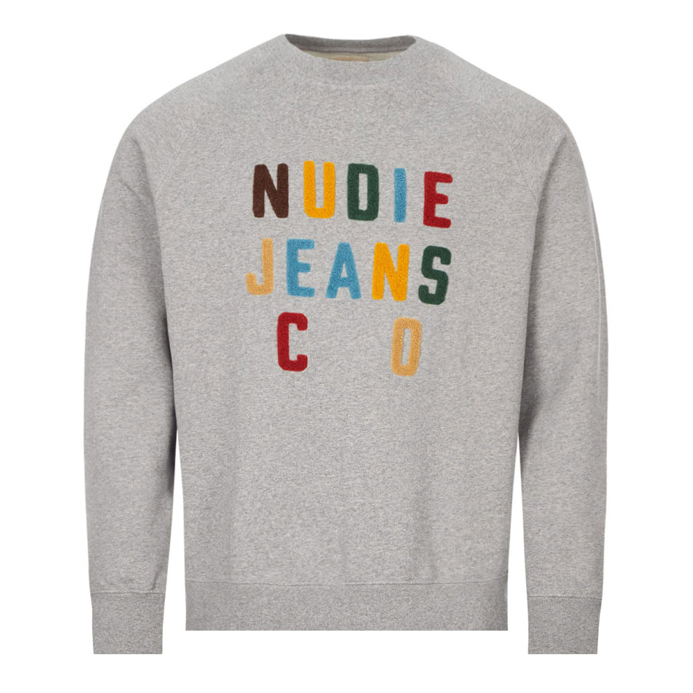 Nudie Jeans Sweatshirt In Grey