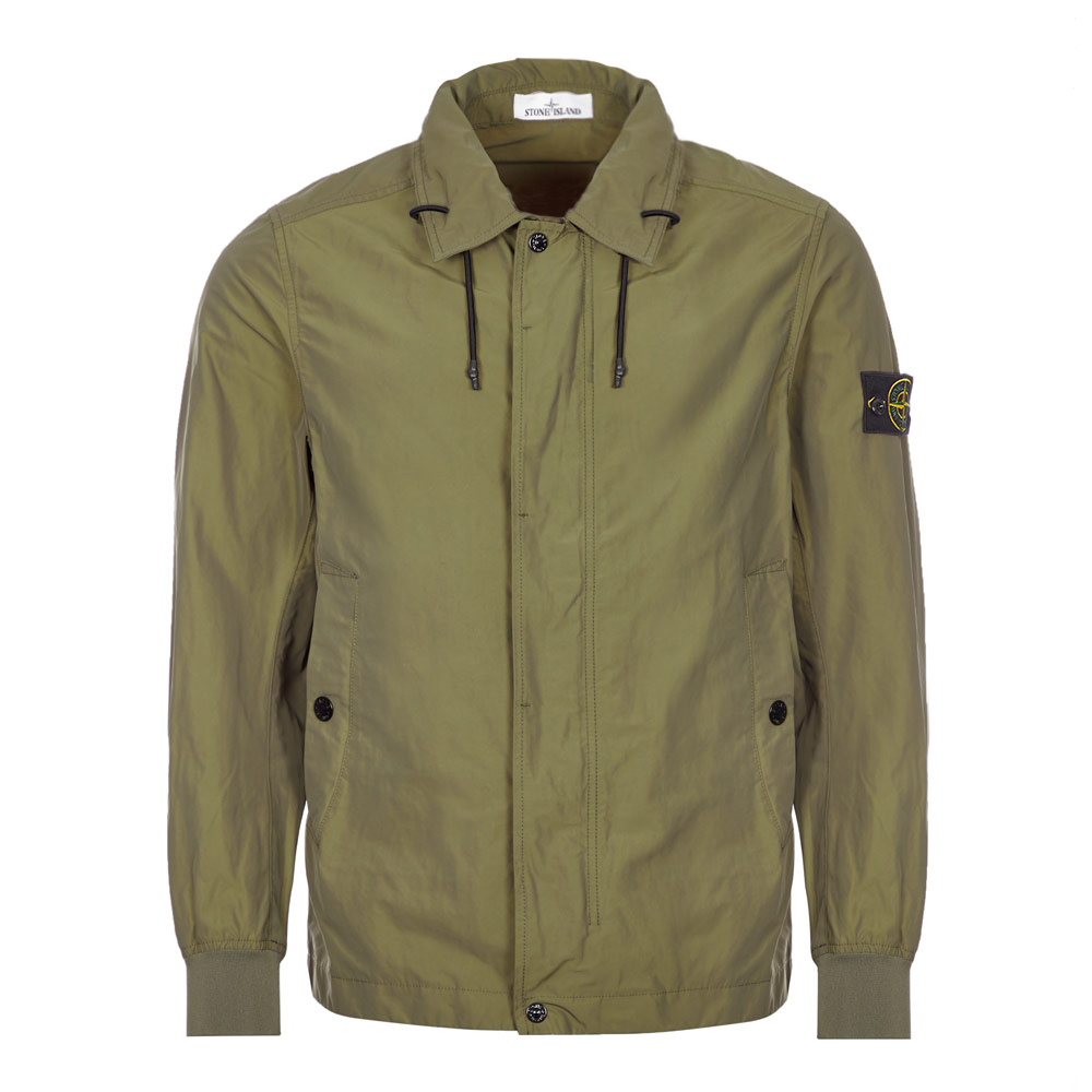 Stone Island Micro Reps Jacket In Green